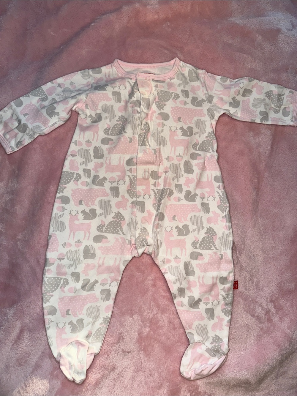 Magnetic Me 100% cotton footie 6-9m